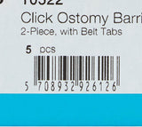 Coloplast SenSura Mio Click Two-Piece Skin Barrier, Flat, Cut-to-Fit, 60 mm Flange, Blue