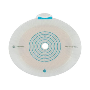Coloplast SenSura Mio Click Flat Ostomy Barrier, Cut-to-Fit 10-65 mm Opening, Yellow, 70 mm Flange, Box of 5 - 10531-Box - LL Medico