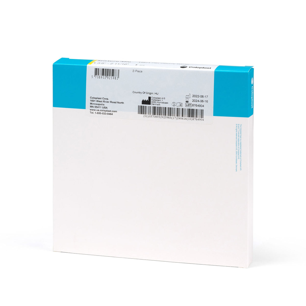 Coloplast SenSura Mio Flex Two-Piece Skin Barrier, Flat, Cut-to-Fit, 70 mm Flange, Yellow