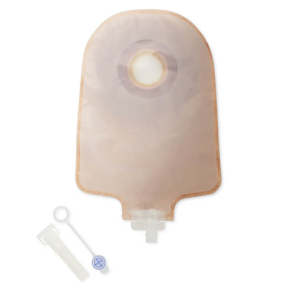 Hollister Premier One-Piece Urostomy Pouch, Flat, Trim to Fit up to 2-1/2 Inch, 9 Inch, Drainable