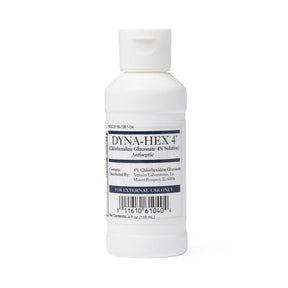 Dyna-Hex 4, Surgical Scrub Solution, 4% Chlorhexidine Gluconate, Liquid, Nonsterile, 4 oz. - 1061DYN04-Single - LL Medico