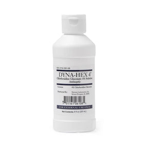Dyna-Hex 4 Surgical Scrub Solution, Antiseptic Skin Cleanser, 4% CHG Chlorhexidine Gluconate, Liquid, 8 oz, Nonsterile - 1061DYN08-Single - LL Medico