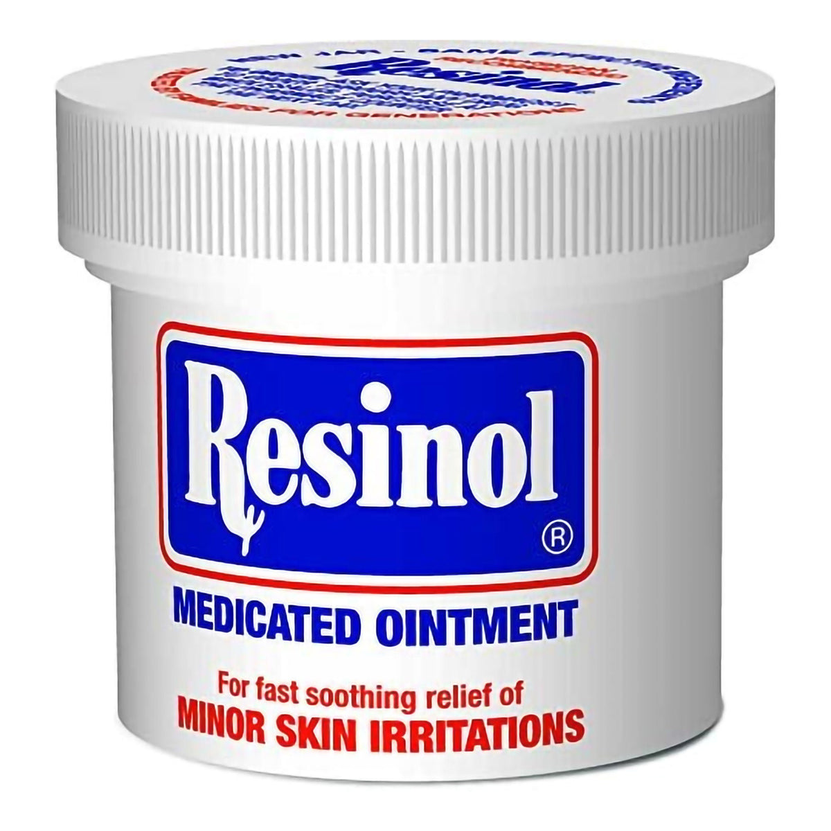 Resinol Medicated Itch Relief Cream, 55% Petrolatum / 2% Resorcinol, 3.5 oz Jar - 10742001102 - LL Medico