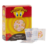 Dukal Looney Tunes Tweety Adhesive Bandages, Sterile, 7/8-Inch Round - 1074737 - LL Medico