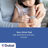 Dukal Glitter & Stars Stat Strip Adhesive Bandages, Sterile, Assorted Sizes - 1075413 - LL Medico