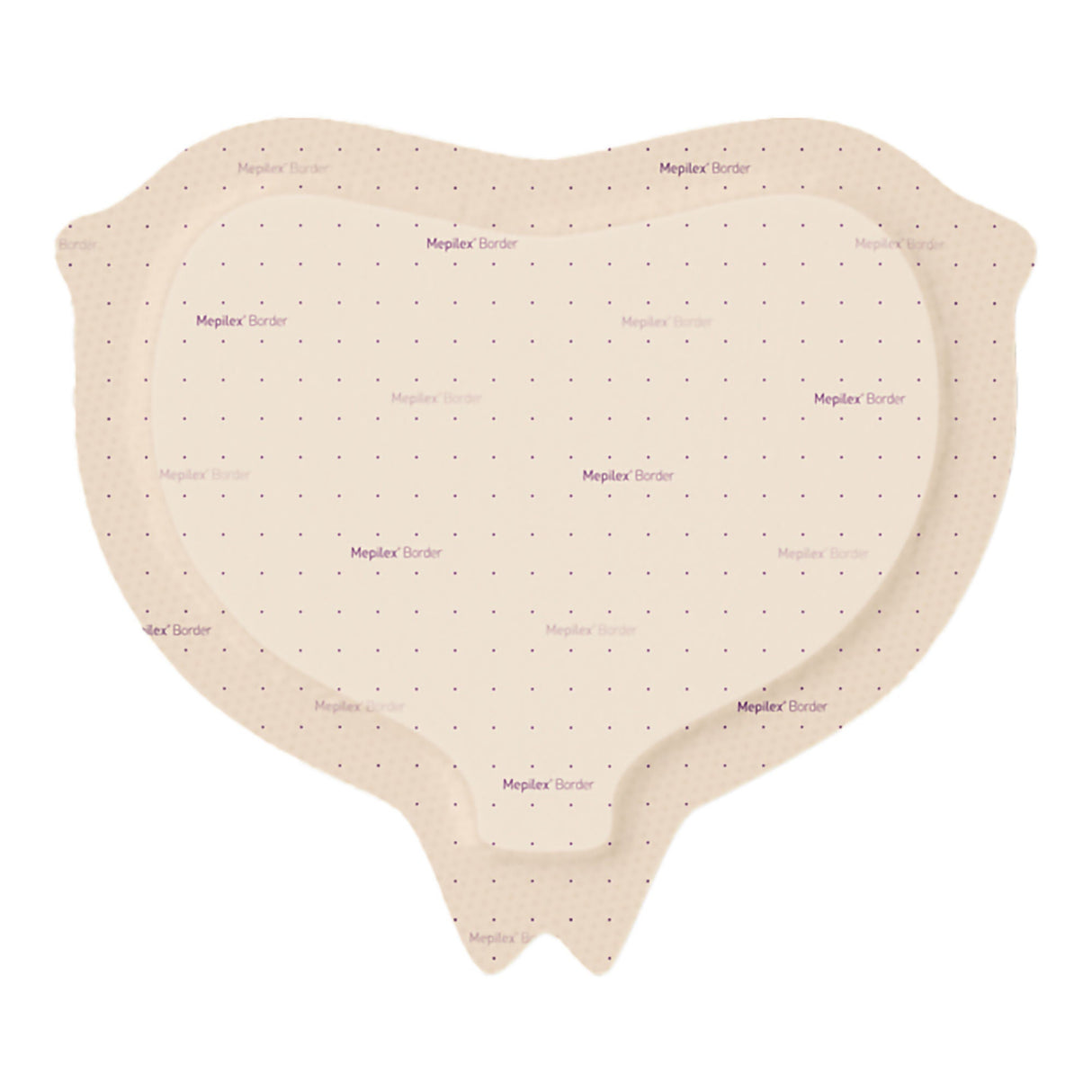 Mölnlycke Mepilex Border Sacrum Foam Dressing, Sacral, Bordered, Sterile — 9.2" x 9.2"
