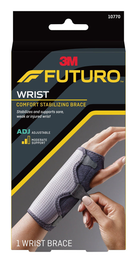 Futuro Wrist Compression Stabilizing Brace, Left, Small/Medium - 10770ENR - LL Medico