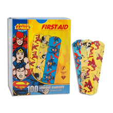 Dukal American White Cross Stat Strip Kid Design Justice League Adhesive Strips