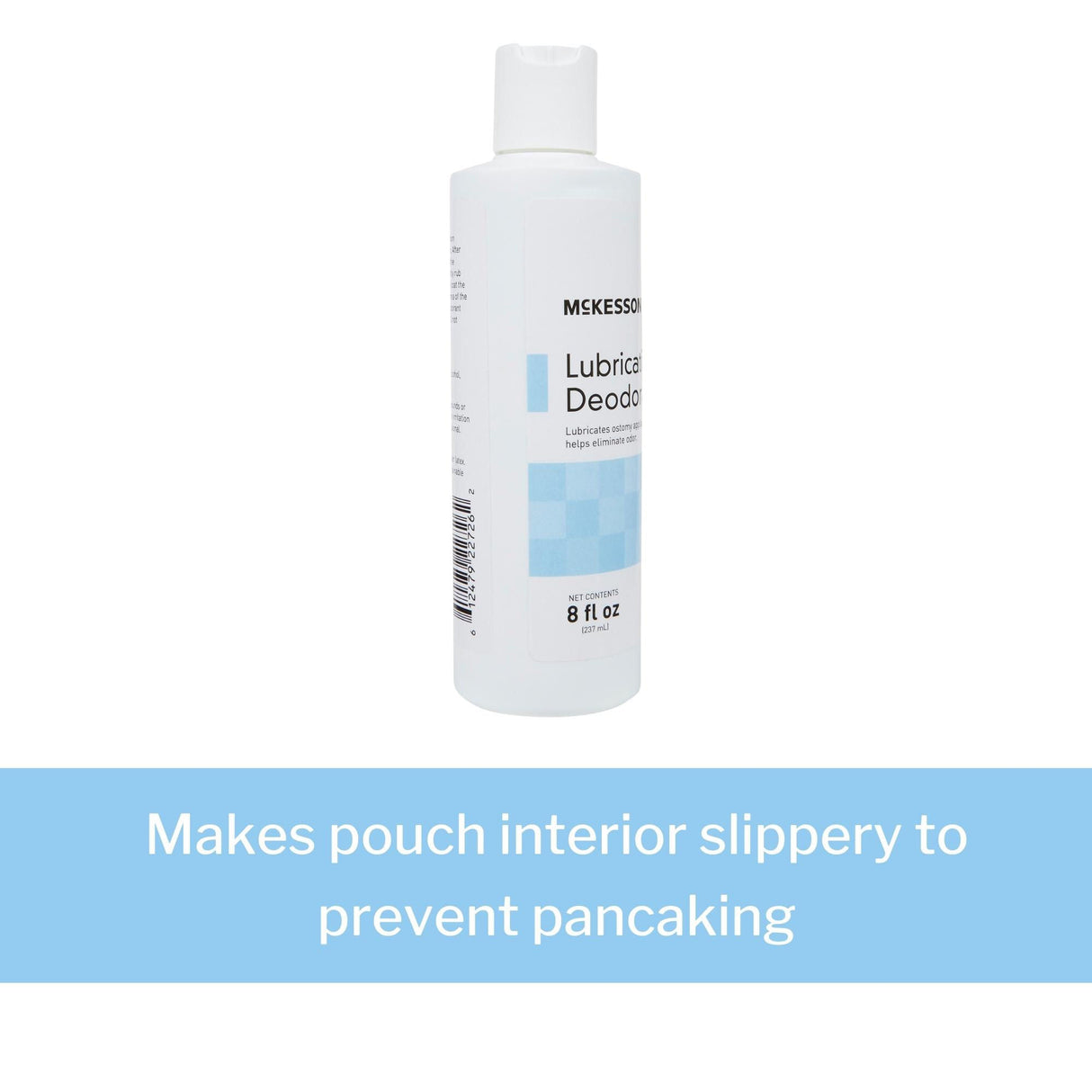McKesson Lubricating Ostomy Appliance Deodorant, 8-ounce squeeze bottle - 137-5721-Single - LL Medico