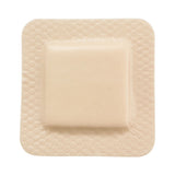 McKesson Lite Thin Foam Dressing with Silicone Gel Border, Square Sterile - 4872 - LL Medico