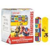 American White Cross Stat Strip Transformers Adhesive Strip, ¾ x 3 Inch