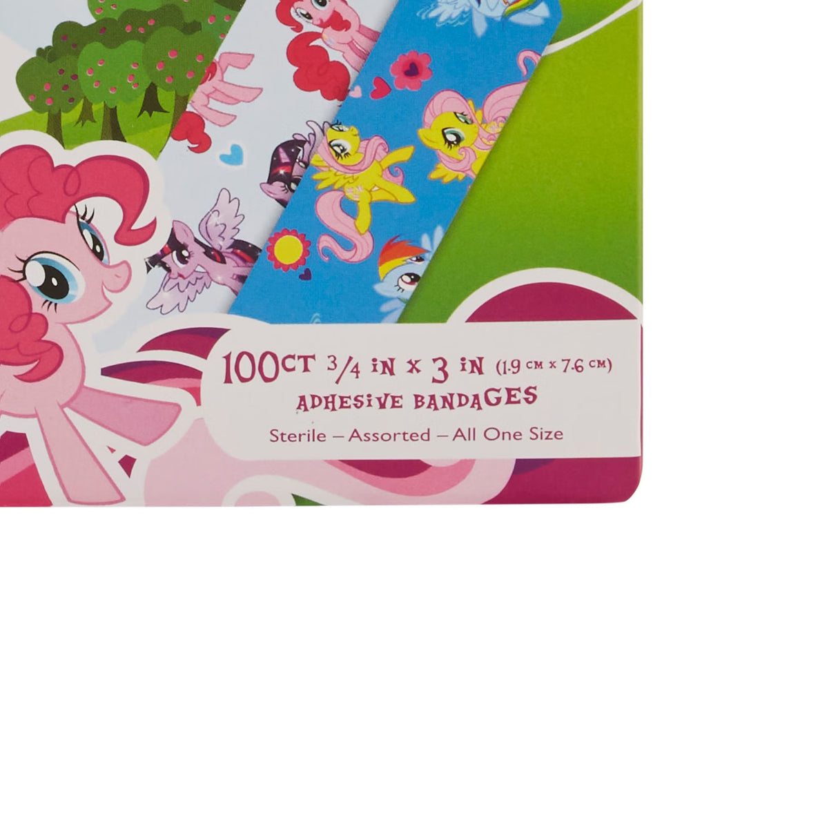 Dukal American White Cross Stat Strip My Little Pony Kid Design Adhesive Strip