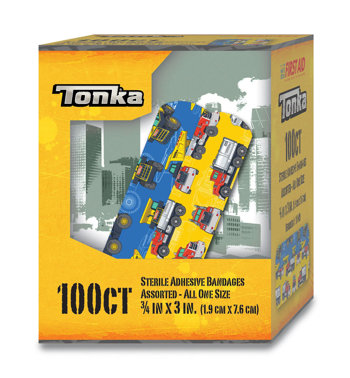 Dukal Tonka Sterile Adhesive Bandages, Assorted Designs, ¾ x 3" - 10849 - LL Medico