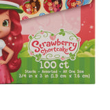 Stat Strip Adhesive Bandages, Strawberry Shortcake Kid Design, Plastic, 0.75" x 3", Sterile - 10851 - LL Medico