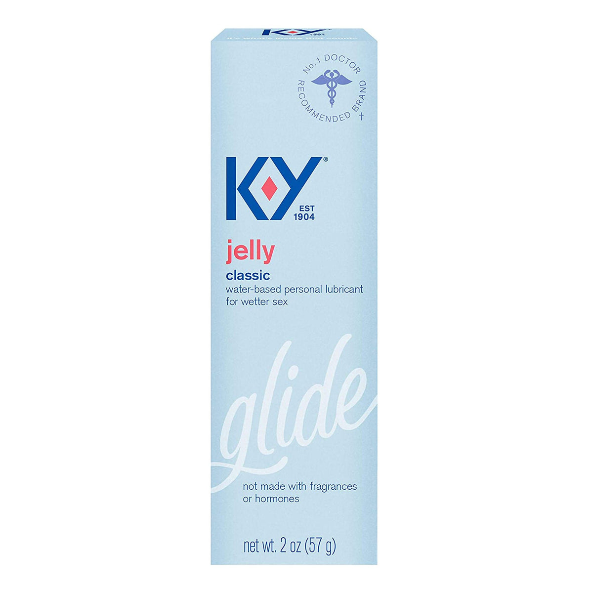 K-Y Glide Personal Lubricant, Water-Based, Non-Sterile - 2 oz - LL Medico