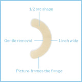 McKesson Skin Barrier Half-Arc Strip - 176-5725-Case - LL Medico