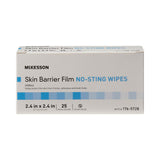 McKesson Skin Barrier Film No-Sting Wipe, Sterile, 2.4 in x 2.4 in - 176-5728 - LL Medico