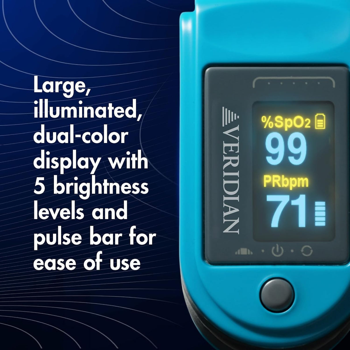 Veridian Deluxe Fingertip Pulse Oximeter