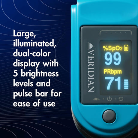 Veridian Deluxe Fingertip Pulse Oximeter