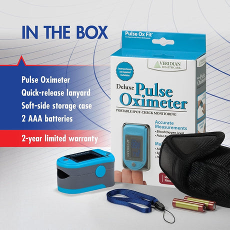 Veridian Deluxe Fingertip Pulse Oximeter