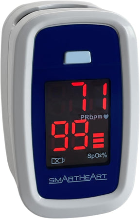 Veridian SmartHeart Fingertip Pulse Oximeter, Adult