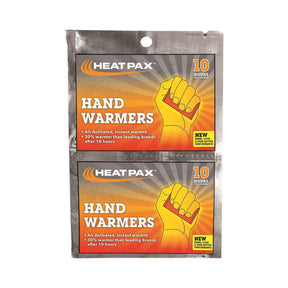 Heat Pax Hand Warmers, Air Activated, Warmth for 10 Hours, One Size Fits Most - 1100-10R - LL Medico