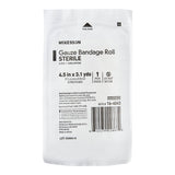 McKesson Sterile Fluff Bandage Roll, 4-1/2 Inch x 3-1/10 Yard, Eight-Ply