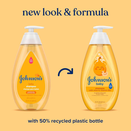 Johnson's Baby Shampoo with Aloe & Vitamin B5, No More Tears, Scented