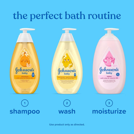 Johnson's Baby Shampoo with Aloe & Vitamin B5, No More Tears, Scented