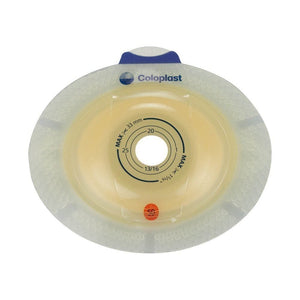 Coloplast SenSura Click Xpro Convex Light Ostomy Barrier, Trim to fit 15 – 53 mm, Yellow