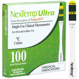 NexTemp Single Patient Skin Thermometer, 96 to 104 °F