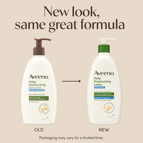 Aveeno Daily Moisturizing Lotion, Fragrance Free, Unscented