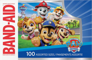 Band-Aid Kid Design (Paw Patrol) Adhesive Strip, Assorted Sizes