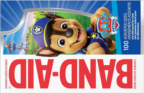 Band-Aid Kid Design (Paw Patrol) Adhesive Strip, Assorted Sizes