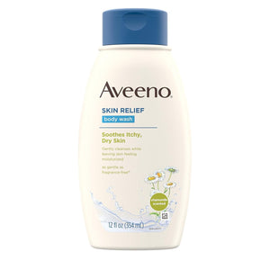 Aveeno Skin Relief Body Wash, Chamomile Scented, 12 fl oz