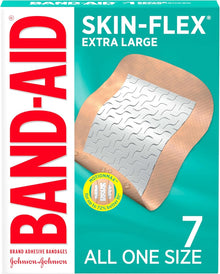 Band-Aid Skin-Flex Adhesive Bandages Extra Large, 2.75 x 3.5 Inch