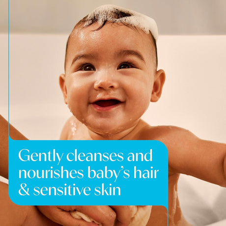 Aveeno Baby Daily Moisture Wash & Shampoo, Lightly Scented, 33 fl oz, Case of 12