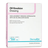 DermaRite Oil Emulsion Impregnated Dressing, Sterile, 3" x 3"