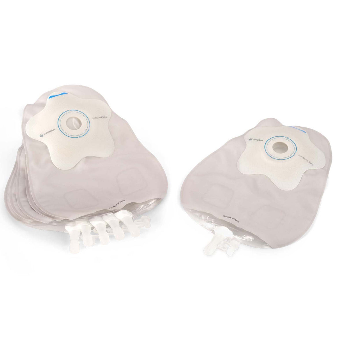 Coloplast SenSura Mio Concave One-Piece Urostomy Pouch, Maxi Convex, Pre-Cut 1 3/16" Stoma, 10 1/2", Box of 10 - 18404 - LL Medico