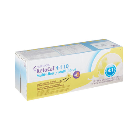 KetoCal 4:1 LQ Multi Fiber Oral Supplement, Vanilla, 8 oz