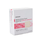 McKesson Foam Dressing With Border, Film Backing, Square, Sterile - 16-4670 - LL Medico