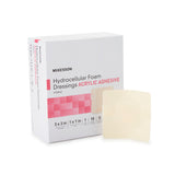 McKesson Foam Dressing With Border, Film Backing, Square, Sterile - 16-4670 - LL Medico
