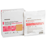 McKesson Foam Dressing, Without Border, Non-Adhesive, Square, Sterile - 16-4737 - LL Medico