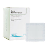 DermaRite Bordered Gauze, Island Dressing, White, Gauze, Sterile - LL Medico