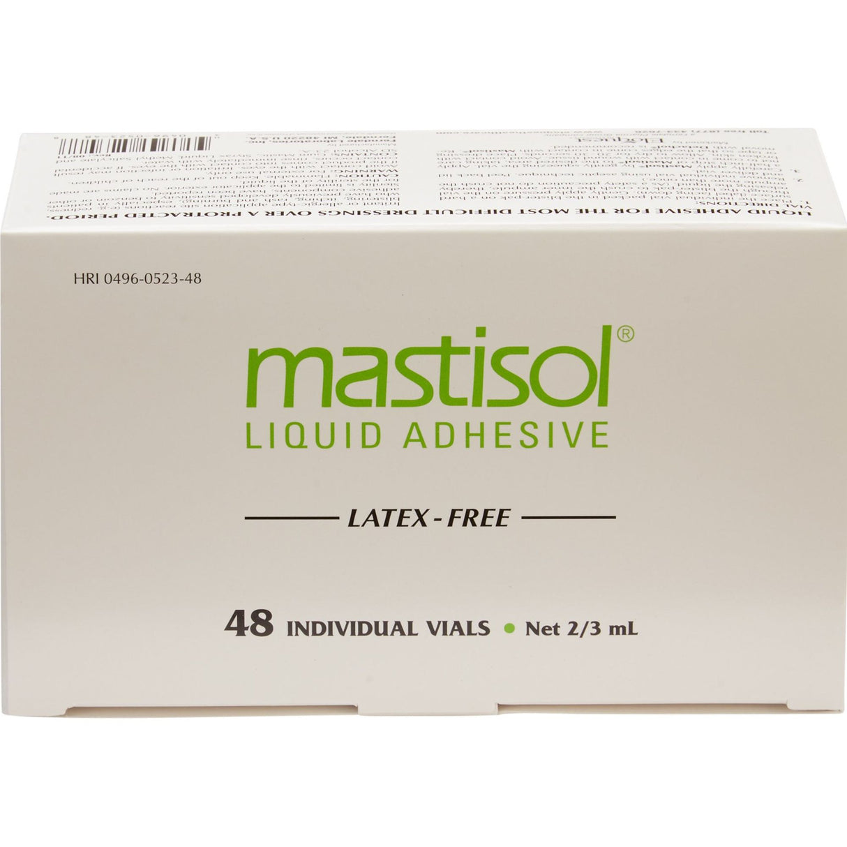 Mastisol Liquid Adhesive, 2/3 mL, 48 Individual Vials