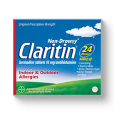 Claritin 24 Hour Allergy Relief Tablets, Loratadine 10 mg, Non-Drowsy - 11523665508 - LL Medico
