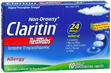 Claritin RediTabs Allergy Relief, Loratadine 10 mg, Tablet - 11523715702 - LL Medico