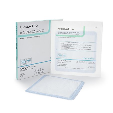 HydraLock Super Absorbent Dressing, 3 x 3 Inch