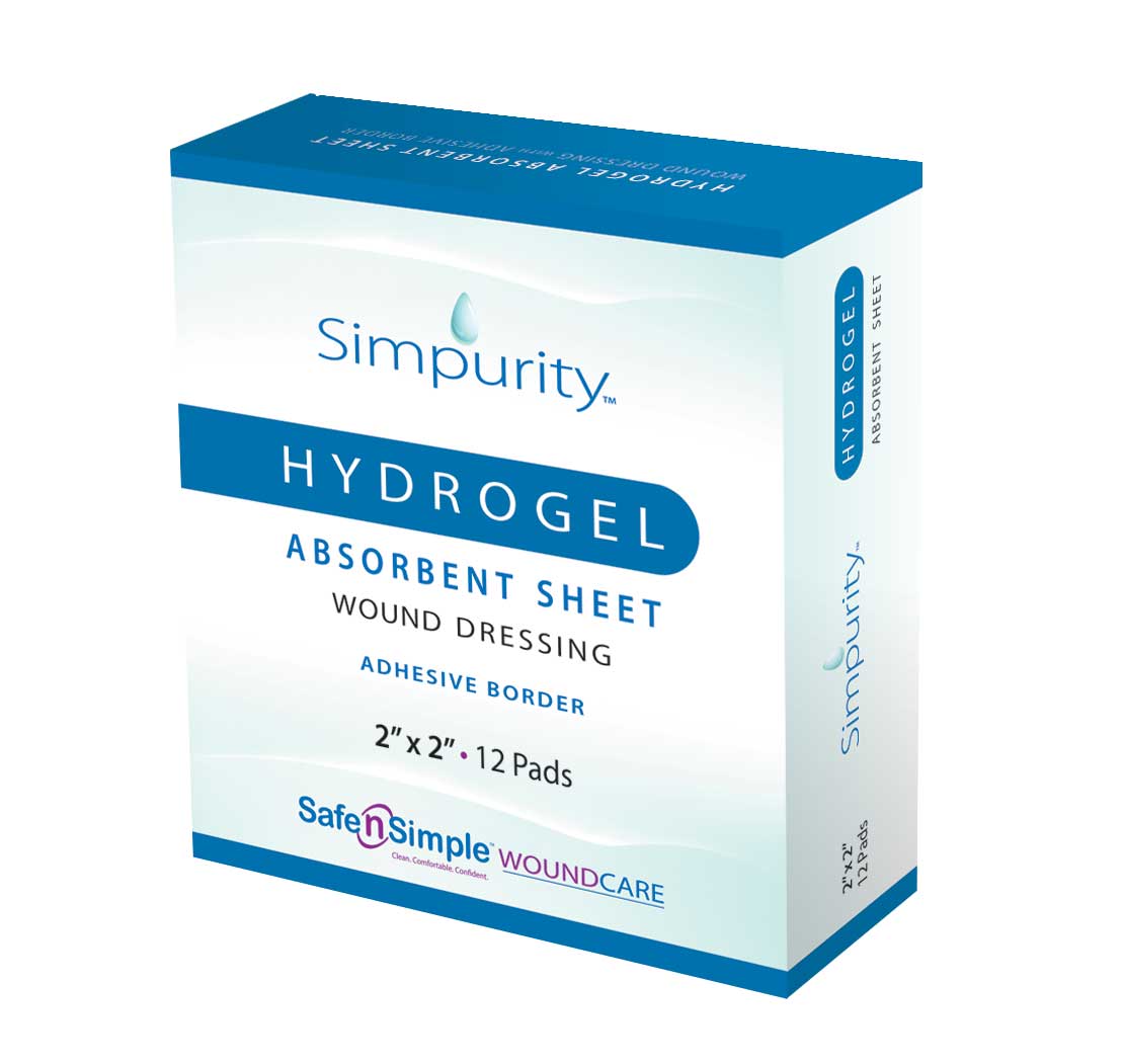 McKesson Hydrogel Dressing, 2 x 2 Inch