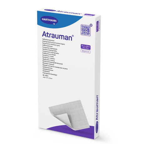Hartmann Atrauman Impregnated Contact Layer Dressing, Sterile, Non-Adherent — 4" x 8"